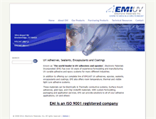 Tablet Screenshot of emiuv.com